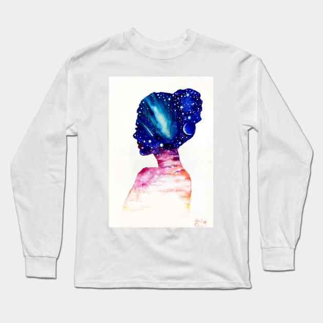 don't look up Long Sleeve T-Shirt by CORinAZONe